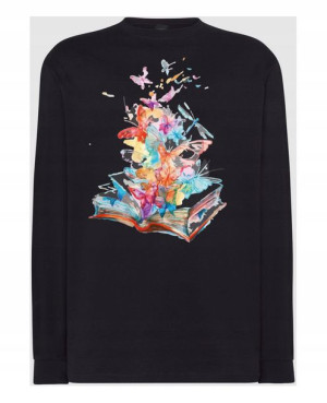 Longsleeve nadruk Kolorowe Książki R.XL