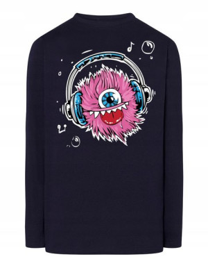 Longsleeve nadruk kolorowy Potwór Monster r.L