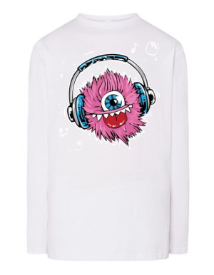 Longsleeve nadruk kolorowy Potwór Monster r.XL