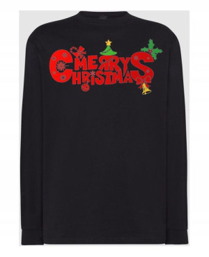 Longsleeve nadruk Merry Christmas Święta Rozm.4XL