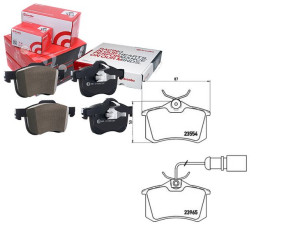 Klocki Hamulcowe Vw Sharan 00- Tył Brembo