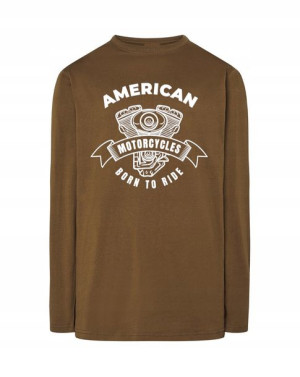 Longsleeve nadruk MOTOR BORN TO RIDE r.S