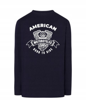 Longsleeve nadruk MOTOR BORN TO RIDE r.S