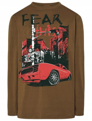 Longsleeve nadruk Muscle Car Rozm.3XL