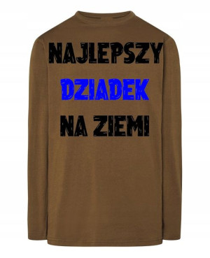 Longsleeve nadruk Najlepszy Dziadek r.S