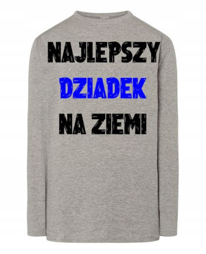 Longsleeve nadruk Najlepszy Dziadek r.XS