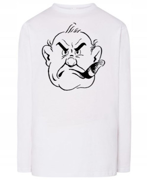 Longsleeve nadruk Niezadowolana Zła Twarz r.3XL