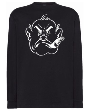 Longsleeve nadruk Niezadowolana Zła Twarz r.4XL