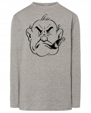 Longsleeve nadruk Niezadowolana Zła Twarz r.L