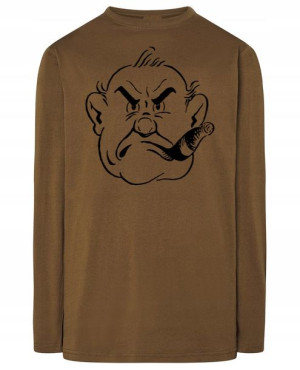 Longsleeve nadruk Niezadowolana Zła Twarz r.XS