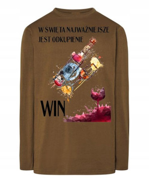 Longsleeve nadruk Odkupienie WIN Rozm.XXL