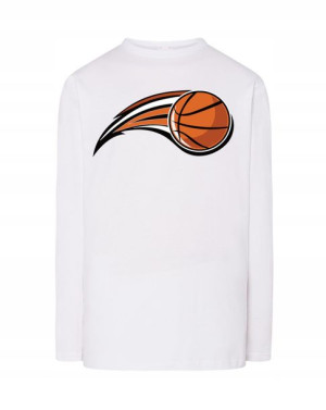 Longsleeve nadruk Piłka Kosz Basketball r.4XL
