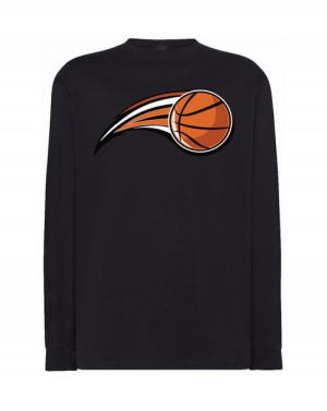 Longsleeve nadruk Piłka Kosz Basketball r.M