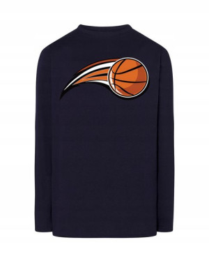 Longsleeve nadruk Piłka Kosz Basketball r.M