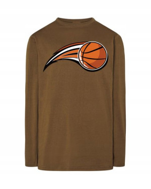 Longsleeve nadruk Piłka Kosz Basketball r.XL