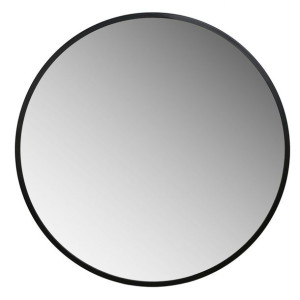Lustro Ścienne Do Salonu Łazienki Loft 50cm Czarne