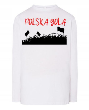 Longsleeve nadruk Polska Gola Rozm.M
