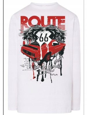 Longsleeve nadruk Route 66 Rozm.4XL