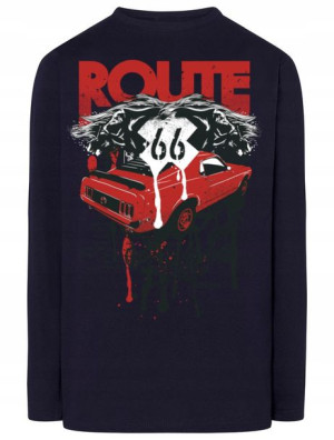 Longsleeve nadruk Route 66 Rozm.L