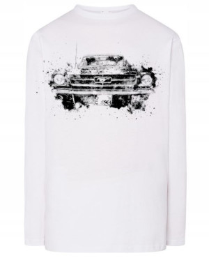Longsleeve nadruk samochód klasyk Mustang r.4XL