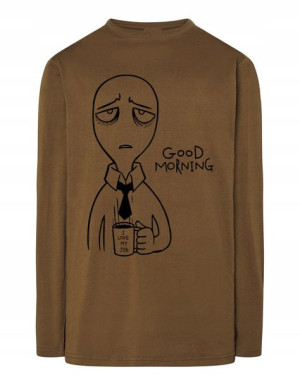 Longsleeve nadruk Smutny Poniedziałek Sarkazm L