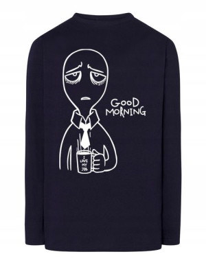 Longsleeve nadruk Smutny Poniedziałek Sarkazm L