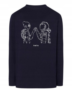 Longsleeve nadruk SPOTKANIE KOSMICI Hello r.L