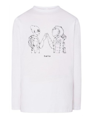 Longsleeve nadruk SPOTKANIE KOSMICI Hello r.L