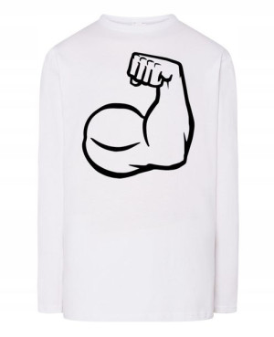 Longsleeve nadruk Strong Man Rozm.4XL