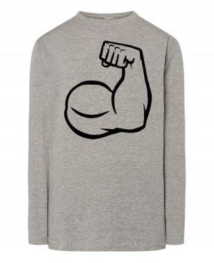 Longsleeve nadruk Strong Man Rozm.XL