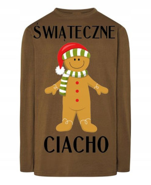Longsleeve nadruk Świąteczne ciacho Rozm.M