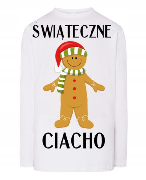 Longsleeve nadruk Świąteczne ciacho Rozm.XL