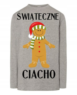 Longsleeve nadruk Świąteczne ciacho Rozm.XXL