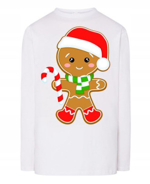 Longsleeve nadruk Świąteczne Ciastko Rozm.S
