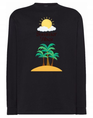 Longsleeve nadruk wakacyjny Summer Vibes r.3XL