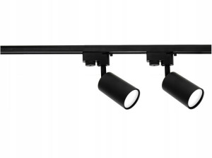 Zestaw Szynoprzewód Szyna 1m + 2x Lampa GU10 LED