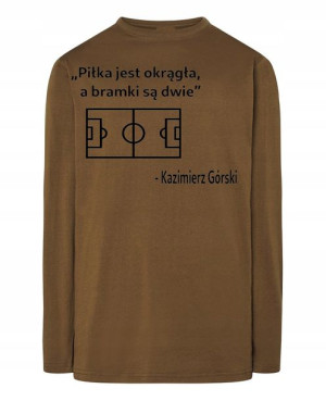 Longsleeve Piłkarski nadruk Motyw Rozm.4XL