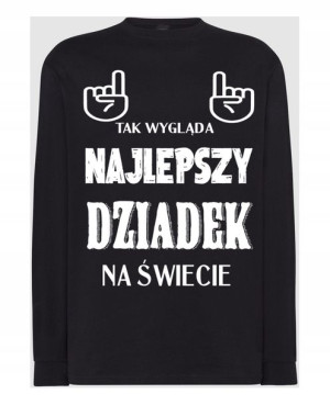 Longsleeve Prezent Dzień Dziadka r.S