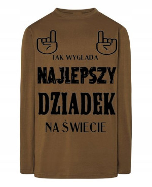 Longsleeve Prezent Dzień Dziadka r.XS