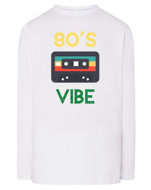 Longsleeve RETRO nadruk kaseta 90s VIBE r.L