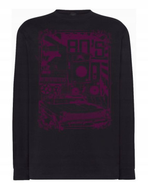 Longsleeve RETRO nadruk lata 80te 80s r.S