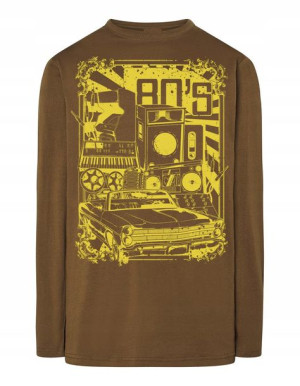 Longsleeve RETRO nadruk lata 80te 80s r.XXL