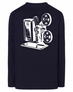 Longsleeve retro vintage nadruk PROJEKTOR r.5XL