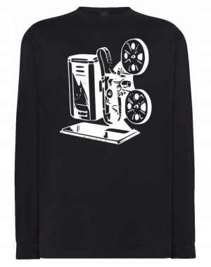 Longsleeve retro vintage nadruk PROJEKTOR r.S