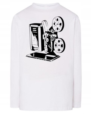 Longsleeve retro vintage nadruk PROJEKTOR r.S