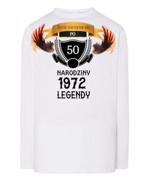 Longsleeve Urodzinowy Narodziny Legendy Rozm.S