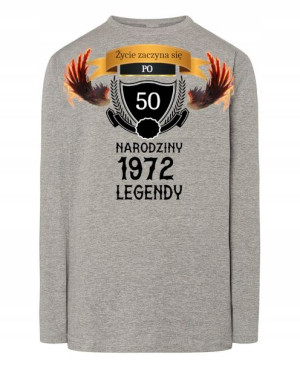 Longsleeve Urodzinowy Narodziny Legendy Rozm.XXL