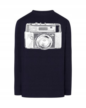 Longsleeve VINTAGE nadruk Aparat Optima r.4XL
