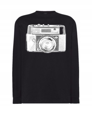 Longsleeve VINTAGE nadruk Aparat Optima r.M