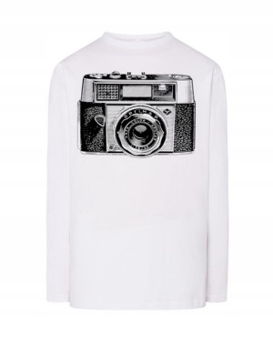 Longsleeve VINTAGE nadruk Aparat Optima r.M